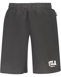 Fila - Fitness ,Zwart ,Katoen Rifredi Regular Graphic Sweat Shorts - Lyst