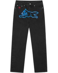 ICECREAM - Schwarze Running Dog Jeans Mit Patch - Lyst