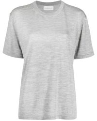 ARMARIUM - Mélange Wolmix Crew Neck T-Shirt - Lyst