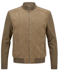 Milestone - Jassen ,Klassieke Leren Jas - Lyst