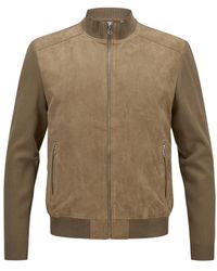 Milestone - Jassen ,Klassieke Leren Jas - Lyst