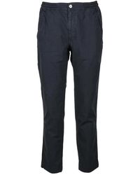 Murphy & Nye - Broeken ,Blauw ,Katoen Katoen Elastaan Broek - Lyst