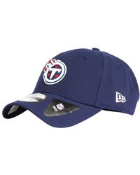 KTZ - Accessoires ,Blauw ,Polyester Tennessee Titans Gebogen Klep Pet - Lyst
