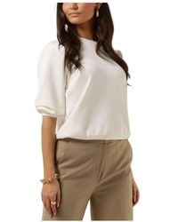 SELECTED - 3/4-Ärmel Sweatshirt - Lyst