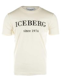 Iceberg - Ecru t-shirts kollektion - Lyst