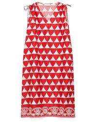 Maliparmi - Optical Broderie Dress - Lyst