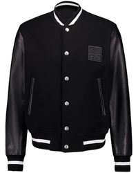 Givenchy - Zwarte Varsity Jack Met 4G Patch - Lyst