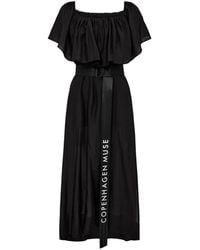 Copenhagen Muse - Schwarzes Off-Shoulder Kleid 206661 - Lyst