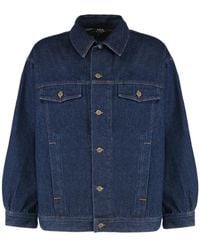 A.P.C. - Denim Jackets - Lyst