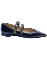 PROSPERINE® - Leder ballerinas mit doppelriemen - Lyst