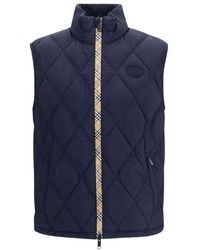 Burberry - Vests - Lyst