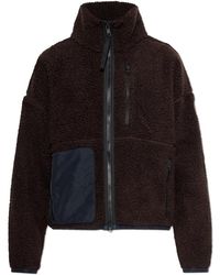Canada Goose - Jassen ,Bruin ,Wol Simcoe Fleece Jacket - Lyst