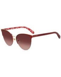 Kate Spade - Red Metal Sunglasses - Lyst