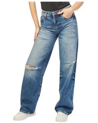 Armani Exchange - Loose-Fit Jeans - Lyst