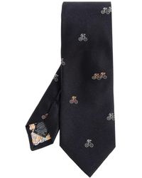 Paul Smith - Accessoires ,Blauw ,Cyclist Motif Tie - Lyst
