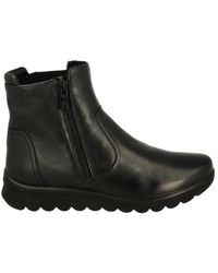 Ara - Schoenen ,Zwart ,Gaucho Soft Zwarte Leren Laarzen - Lyst