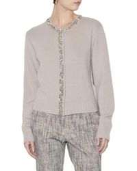 Kaos - Cardigan Con Strass - Lyst