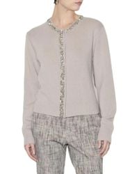Kaos - Cardigan Con Strass - Lyst
