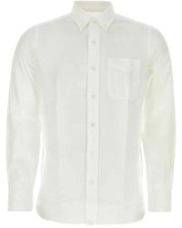 Tom Ford - Weißes lyocell-shirt - klassisches modell,stylische hemden - Lyst