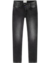 Pure Path - Jeans ,Grijs ,Katoen The Ryan Slim Fit Jeans - Lyst