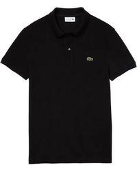 Lacoste - Tops ,Zwart ,Katoen Slim Fit L.12.12 Original Polo Shirt - Lyst