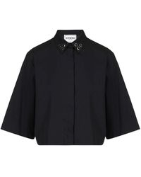 Iceberg - Cropped T-Shirt Met Korte Mouwen - Lyst
