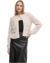 Ouí - Gebreide Cardigan Met Zakken - Lyst