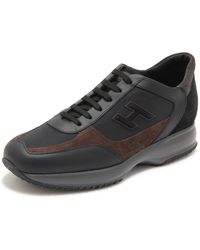 Hogan - Interactive H Flock N79 Sneakers - Lyst