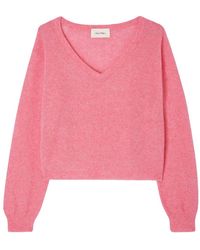 American Vintage - V-Neck Knitwear - Lyst
