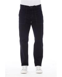 Alpha Studio - Straight Trousers - Lyst