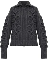 Etro - Wool Turtleneck Cardigan - Lyst