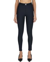 Courreges - Broeken ,Zwart ,Modern Racer Leggings - Lyst