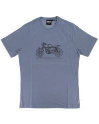 Barbour - Graues Tipped Cuff Tee - Lyst