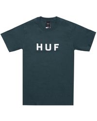 Huf - Grünes logo tee - Lyst