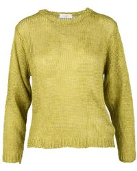 Slowear - Linnen Gebreide Top - Lyst