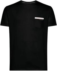 Rrd - Tops ,Zwart ,Monochrome Jersey T-Shirt Met Surflex Zak - Lyst
