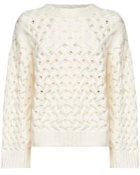 P.A.R.O.S.H. - Round-Neck Knitwear - Lyst