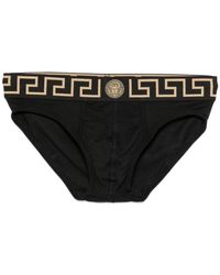 Versace - Greca Border Briefs - Lyst