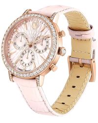 Swarovski - Accessoires ,Roze Matrix Tennis Chrono Horloge Roze/Rosegoud 5698300 - Lyst