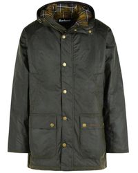 Barbour - Jassen ,Groen ,Katoen Bedale Waxed Parka - Lyst