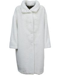 Herno - Faux Fur Jas - Lyst