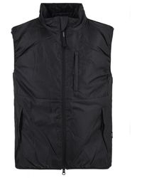 Aspesi - Jassen ,Blauw ,Nylon Blauwe Jil Vest Lichtgewicht Nylon - Lyst