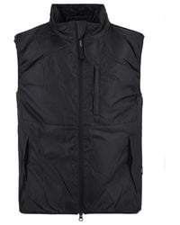 Aspesi - Jassen ,Blauw ,Nylon Blauwe Jil Vest Lichtgewicht Nylon - Lyst