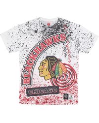 Mitchell & Ness - Tops ,Veelkleurig ,Katoen Chicago Blackhawks Nhl Team T-Shirt - Lyst