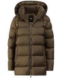 Add - Jassen ,Bruin ,Polyester Donsjack Met Capuchon Cocoon - Lyst