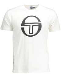 Sergio Tacchini - T-Shirt Korte Mouwen Wit - Lyst