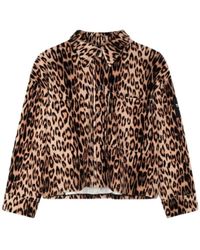 Alix The Label - Leopard samt bluse - Lyst