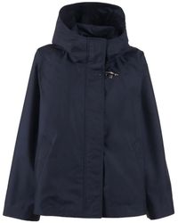 Fay - Parka Corto Con Cappuccio - Lyst