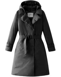 Woolrich - Coats > belted coats - Lyst