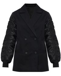 AllSaints - Jassen ,Zwart ,Katoen Blazer Lorna - Lyst